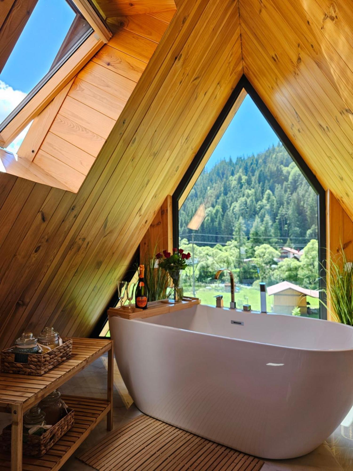 Cabana Cozy Cabin A Frame Topliţa Екстериор снимка