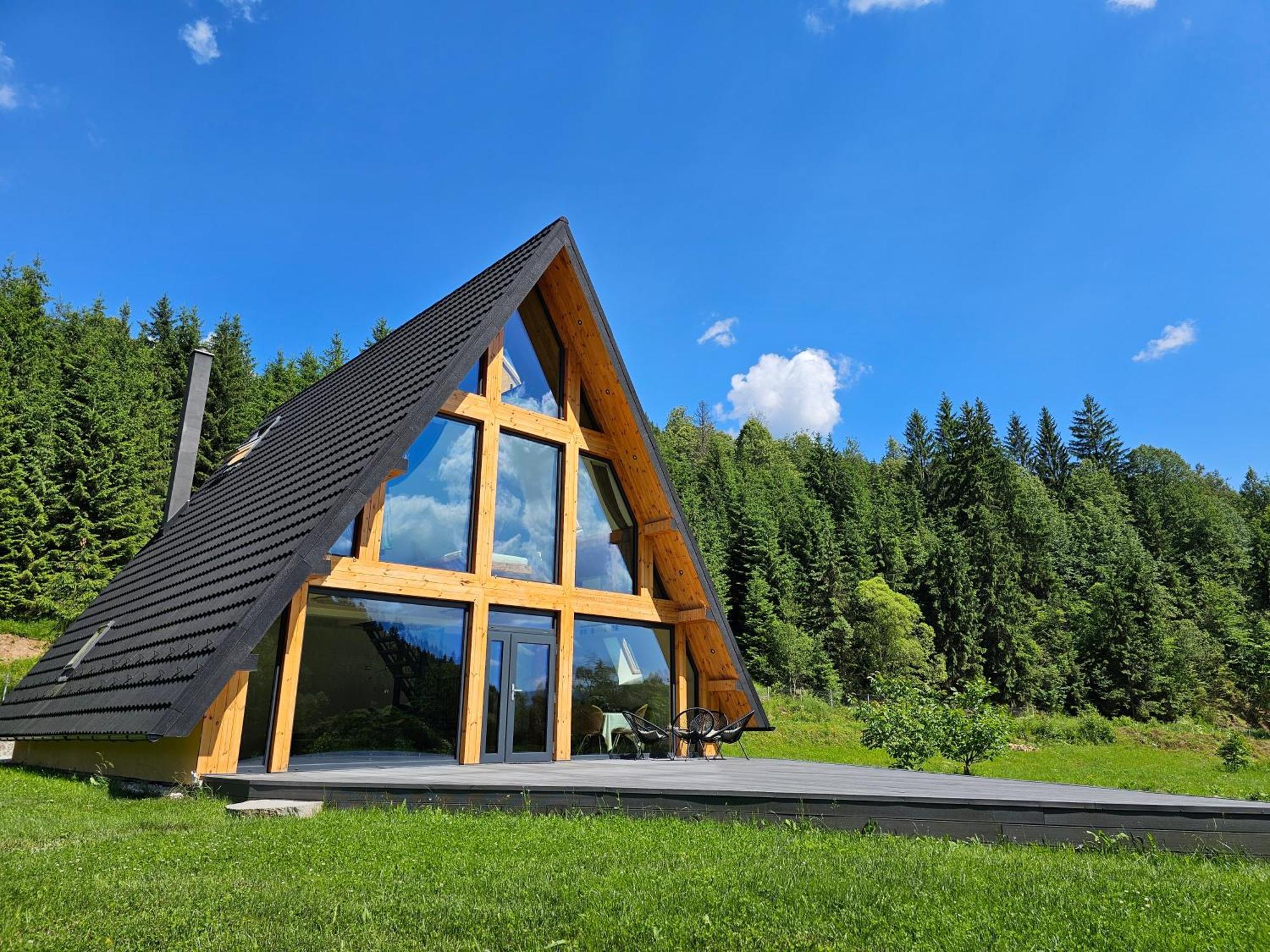 Cabana Cozy Cabin A Frame Topliţa Екстериор снимка