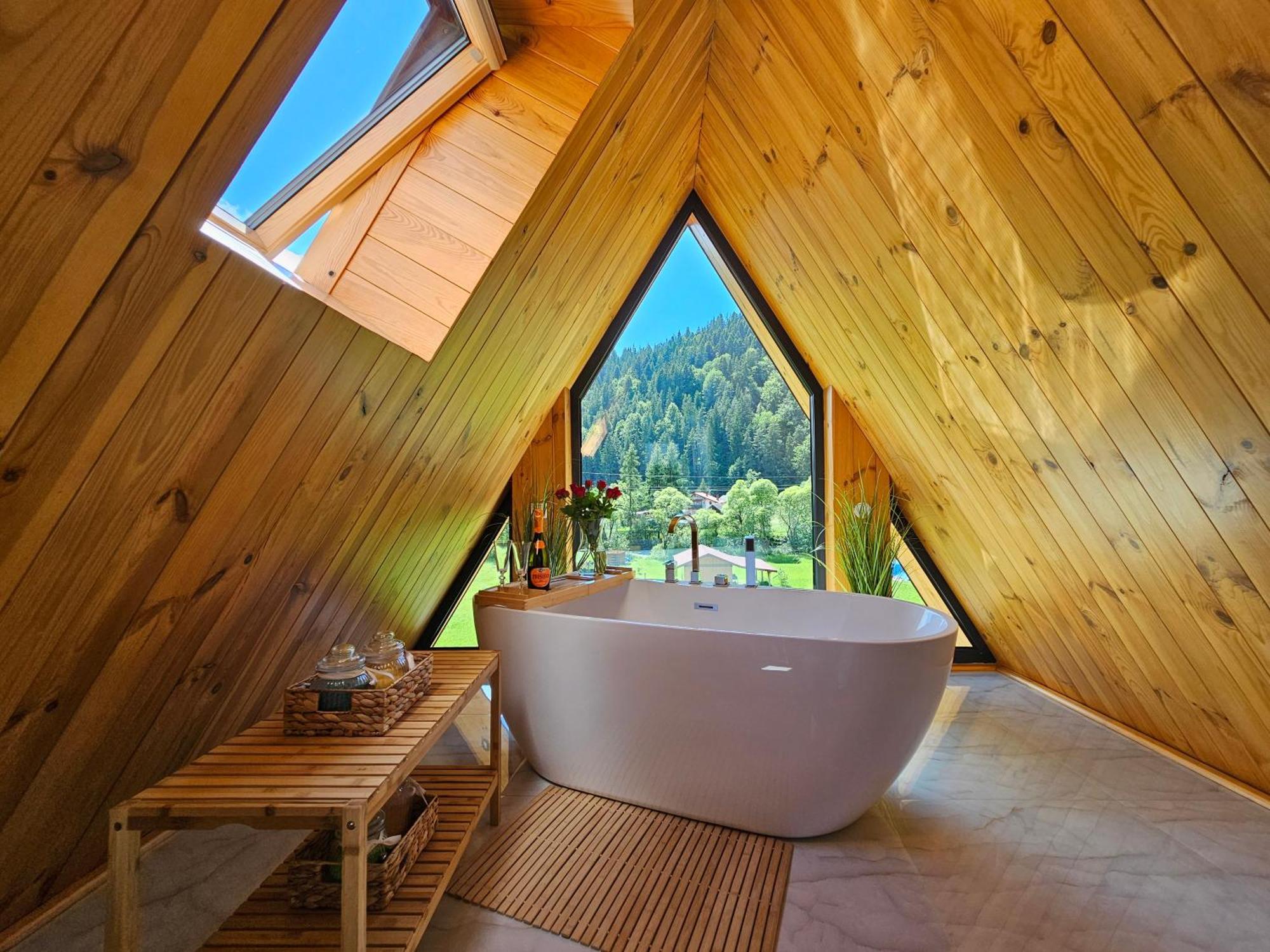 Cabana Cozy Cabin A Frame Topliţa Екстериор снимка