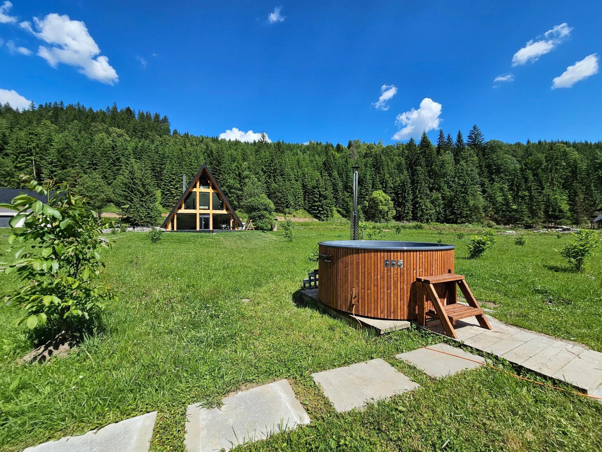 Cabana Cozy Cabin A Frame Topliţa Екстериор снимка